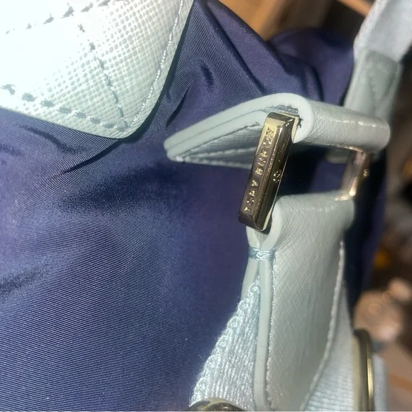 $25 LS EUC Tory Burch Nylon and Leather Back Pack - Picture 13 of 14